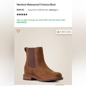 Ariat wexford waterproof Chelsea boot